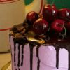 Cherry cake 19 cm base bianca