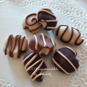 Cioccolatino ripieno con morso 2,5 cm