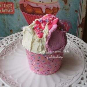 Coppetta gelato Fragola e Vaniglia C rosa