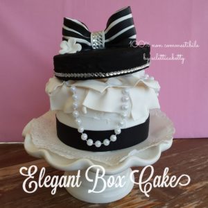 Elegant Box Cake 12 cm