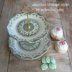 Alzatina Green Vintage
