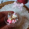 Alzatina da appendere Cupcake e chicchi Ø 5 cm
