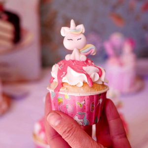 Cupcake Unicorno glassa rosa